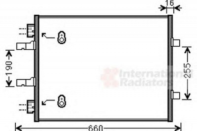 VAN WEZEL 37005480 -  Конденсатор, кондиционер